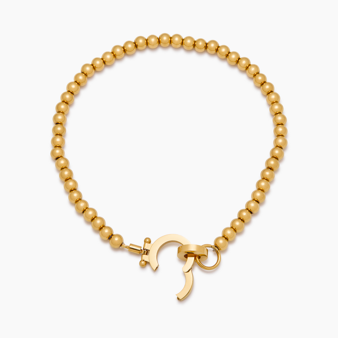 Pulsera de Perlas de Oro Esencial
