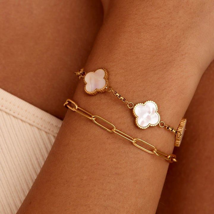 Pulsera de Cadena de Clips de Papel Esencial