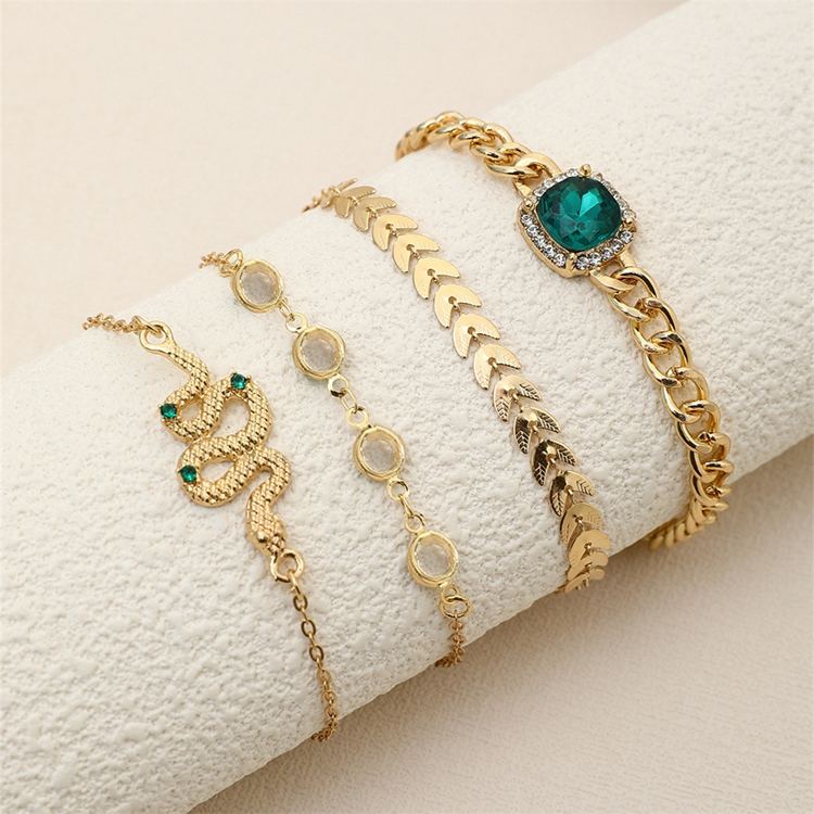 Conjunto de Pulseras Sylvara Greenlight