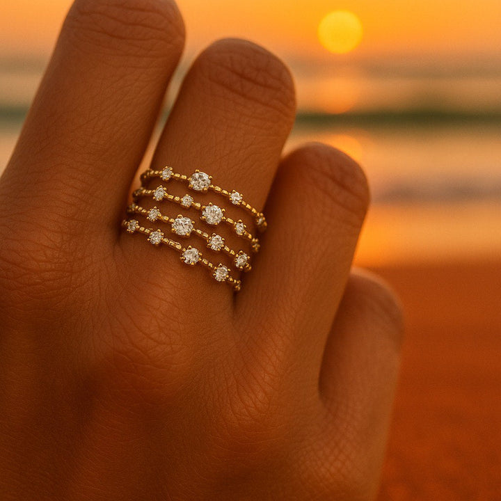 Lumina | Colección de Anillos Dorados