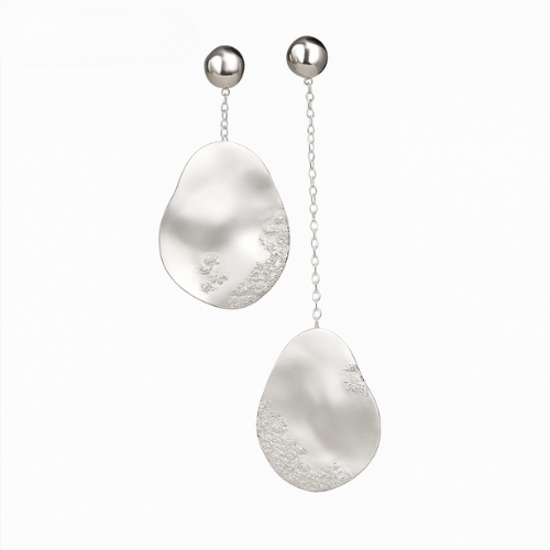 Brisa Oceánica | Pendientes de Plata en Forma de Gota con Piedras Preciosas