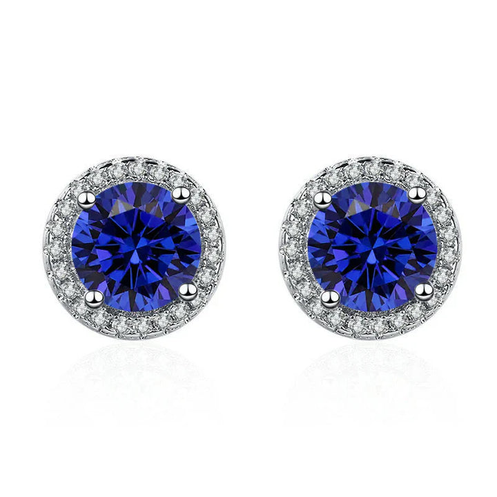 Pendientes Lúcia Celestine | Oro Blanco