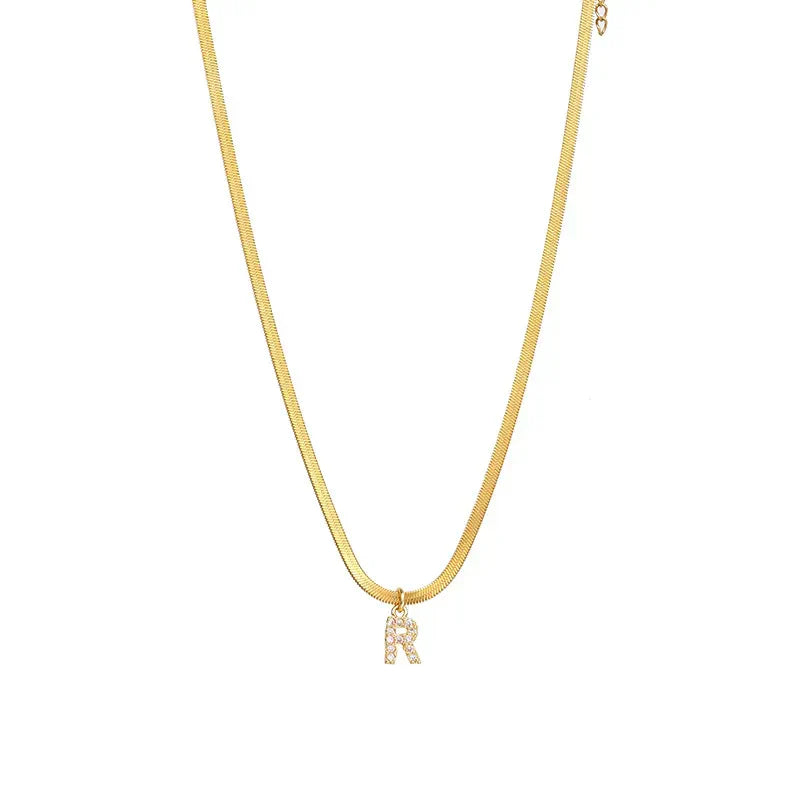 Collar Herringbone Inicial Melly