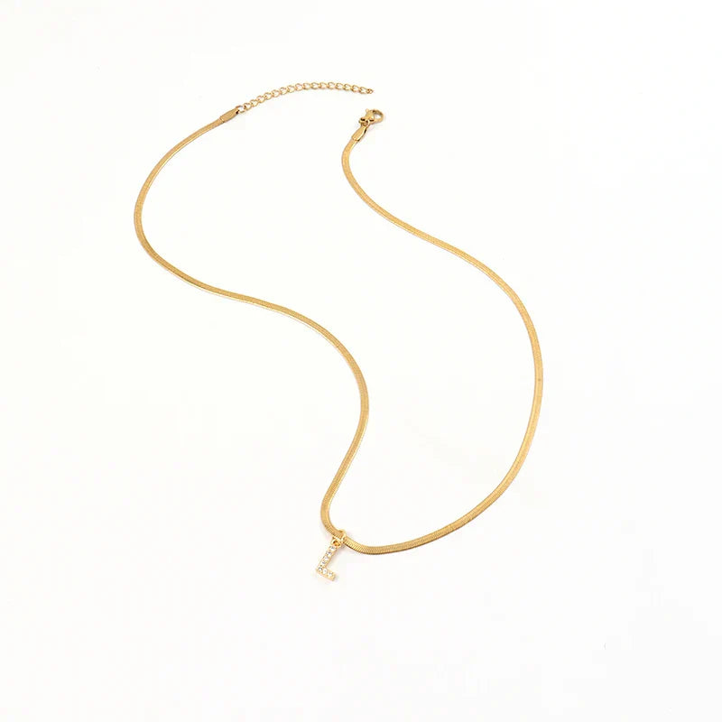 Collar Herringbone Inicial Melly