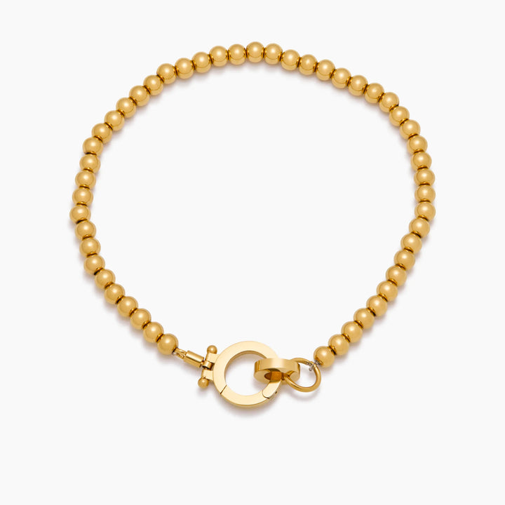 Pulsera de Perlas de Oro Esencial