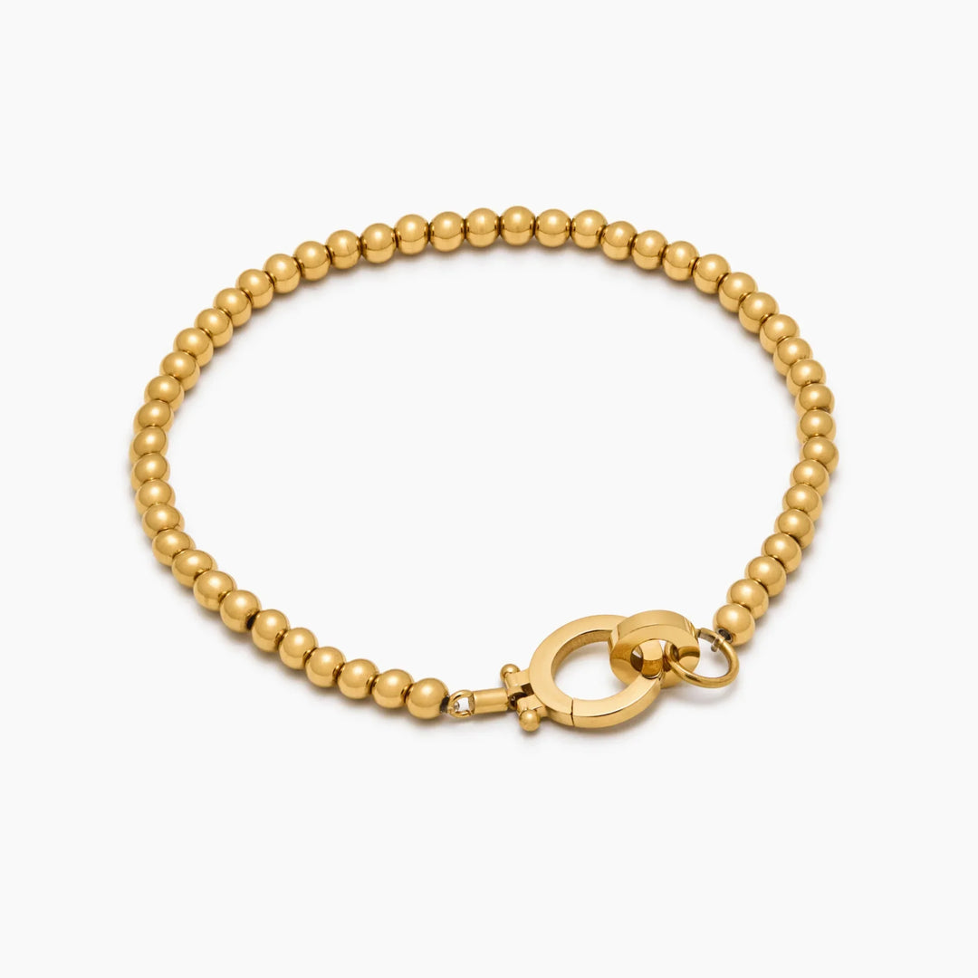 Pulsera de Perlas de Oro Esencial