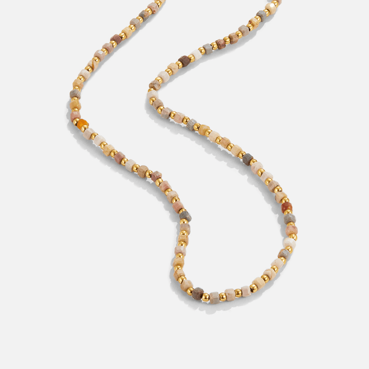 Collar de cuentas de piedra Alashan