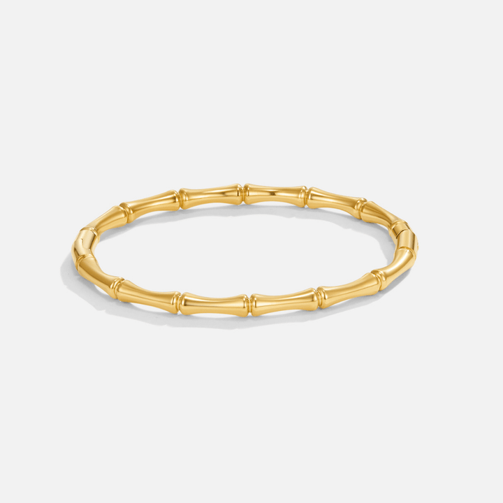 Brazalete de Bambú Dorado Ara