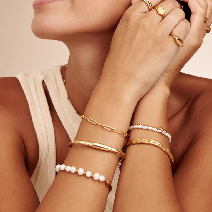 Pulsera Cuff Dune Gold