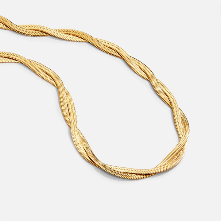 Collar de Cadena de Serpiente Chiara Twist