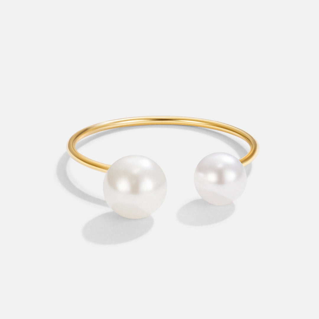 Anillo Envolvente Doble Perla Durya