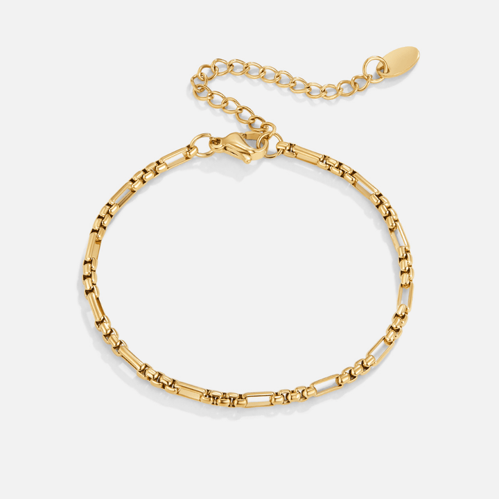 Tobillera de Cristal Dorado Eliza - Dorada