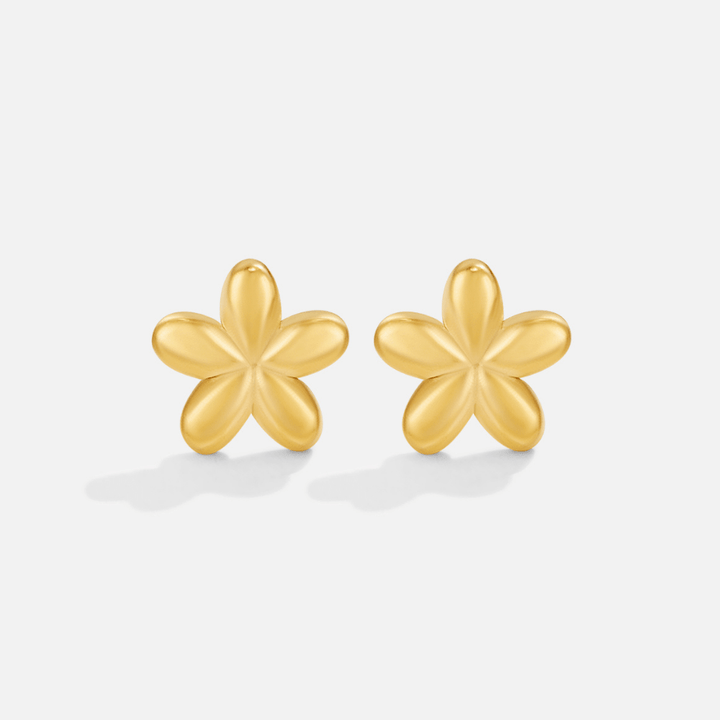 Pendientes de Stud con Globo de Flor