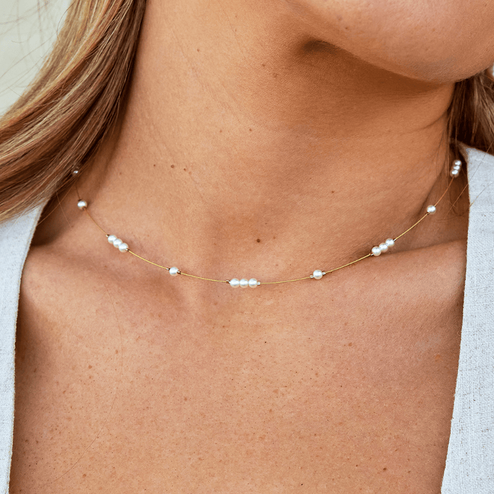 Collar Choker de Perlas Gigi