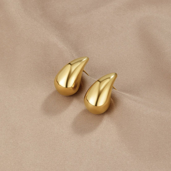 Pendientes en forma de lágrima Amara Gold