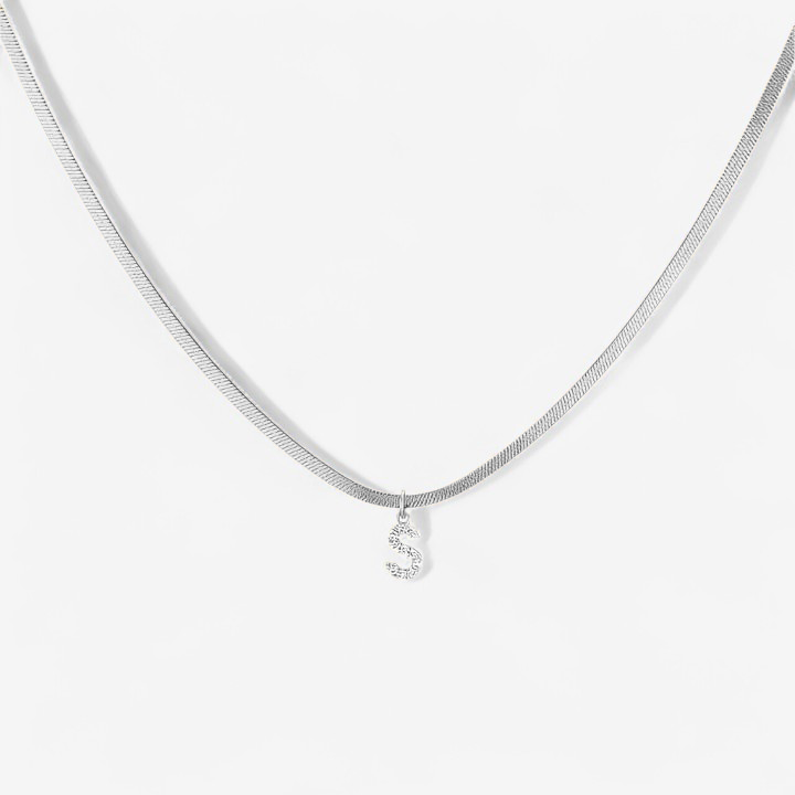 Collar Herringbone Inicial Melly