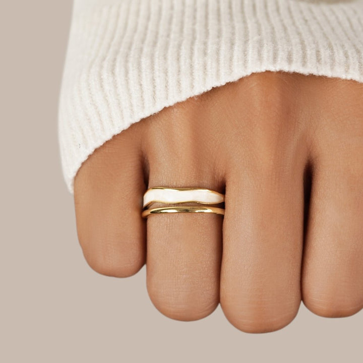 Anillo de Oro Sahara en Capas