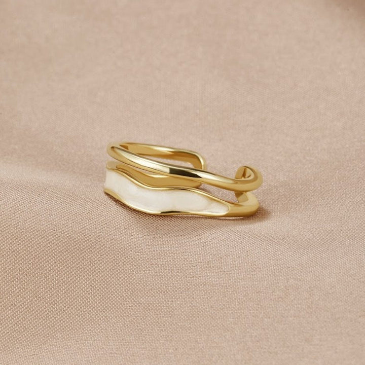 Anillo de Oro Sahara en Capas