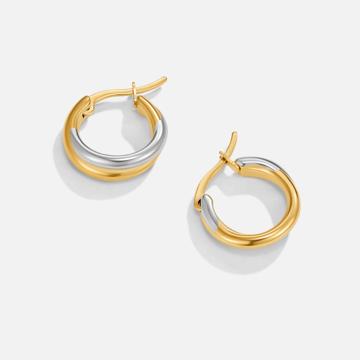 Pendientes de Aro Entrelazados Lea