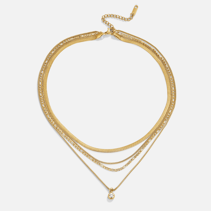 Collar de Oro Multicapa Lena