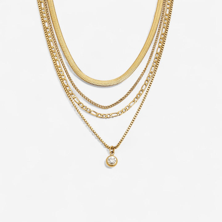 Collar de Oro Multicapa Lena