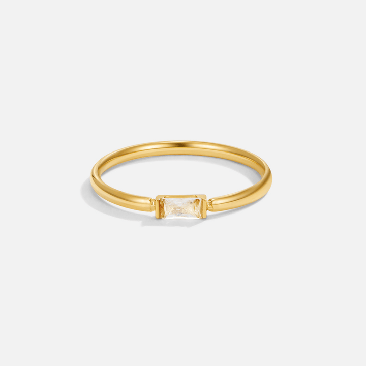 Anillo de Cristal Baguette Leonore