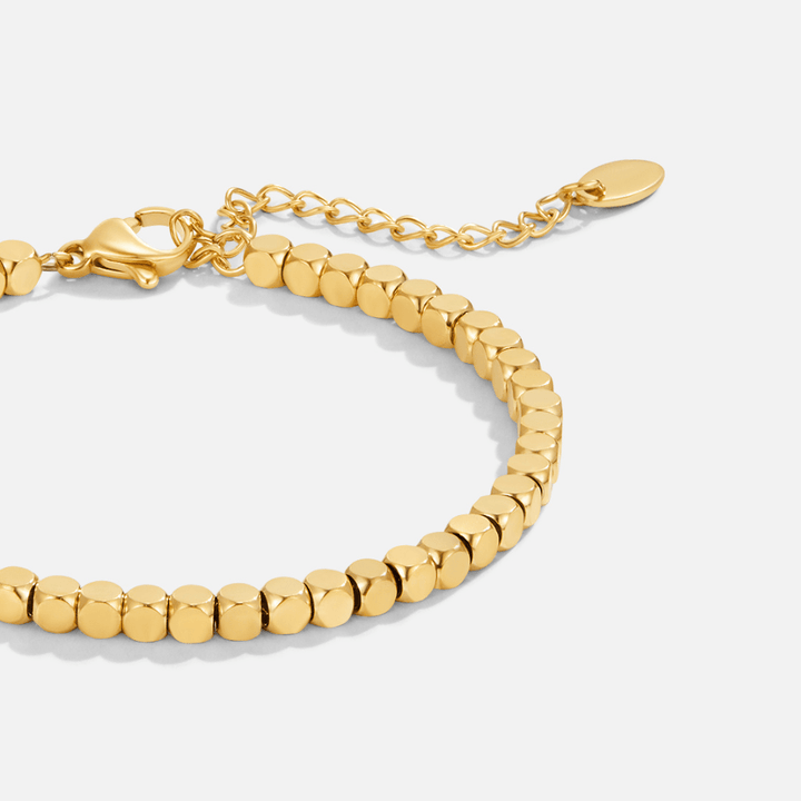 Pulsera de Cubo de Oro de 18K Lexi