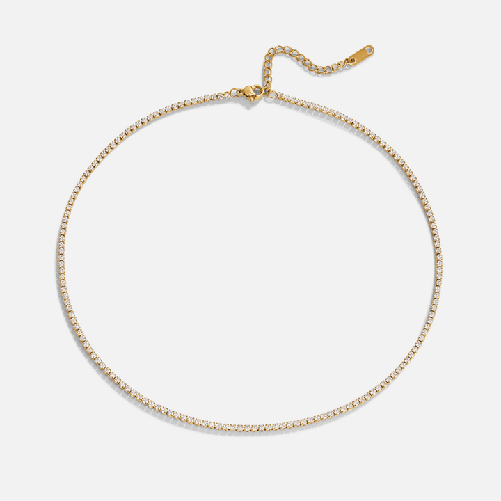 Collar de Cristal Dorado Cordelia