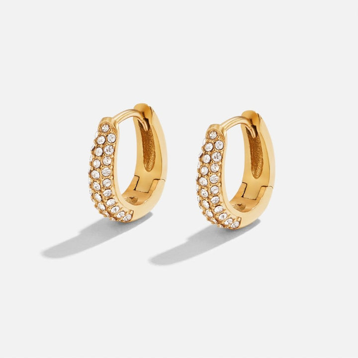Pendientes de Aro de Cristal Lily