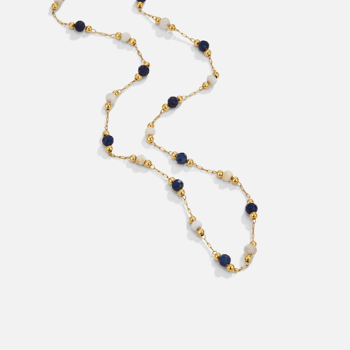 Collar de piedras con cuentas Lulu Midnight