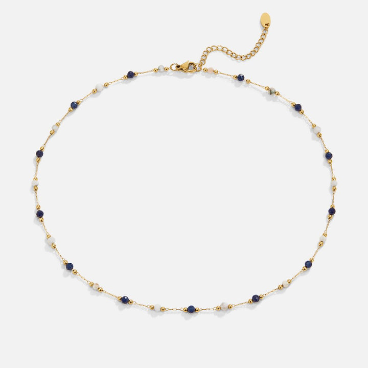 Collar de piedras con cuentas Lulu Midnight