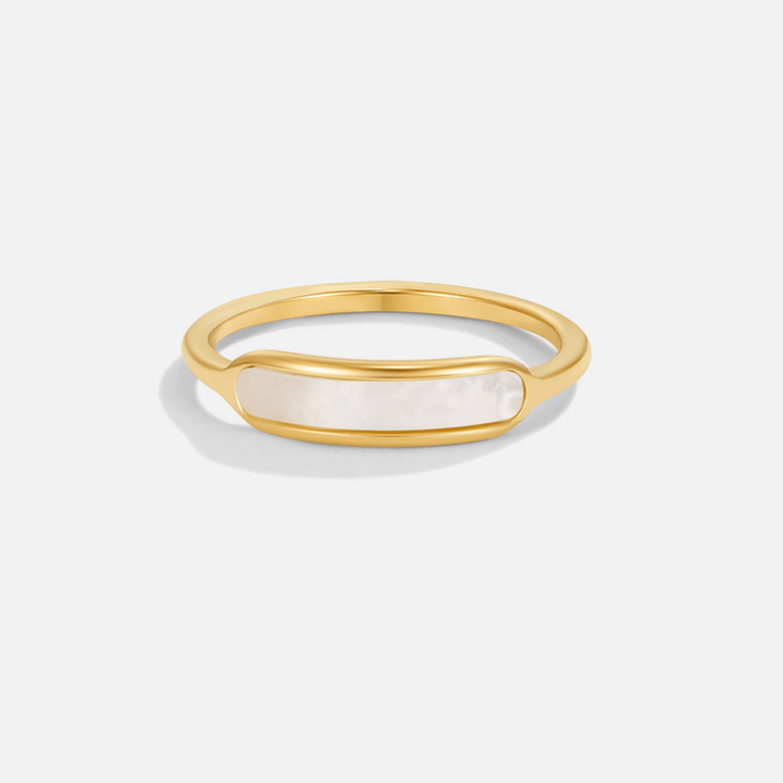Anillo Maya Perla Blanca