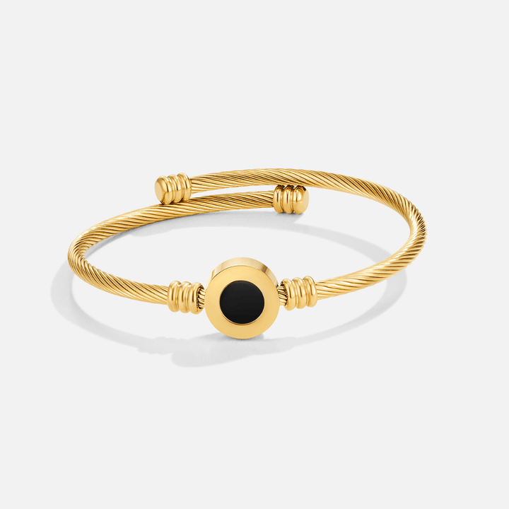 Brazalete Rotatable Melinda Gold