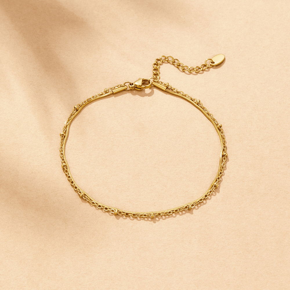 Tobillera de Oro Capa Pia