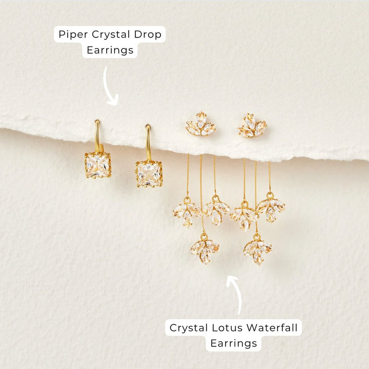 Pendientes de Cristal Piper