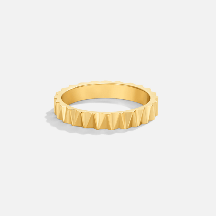 Anillo Geométrico de Oro Reene