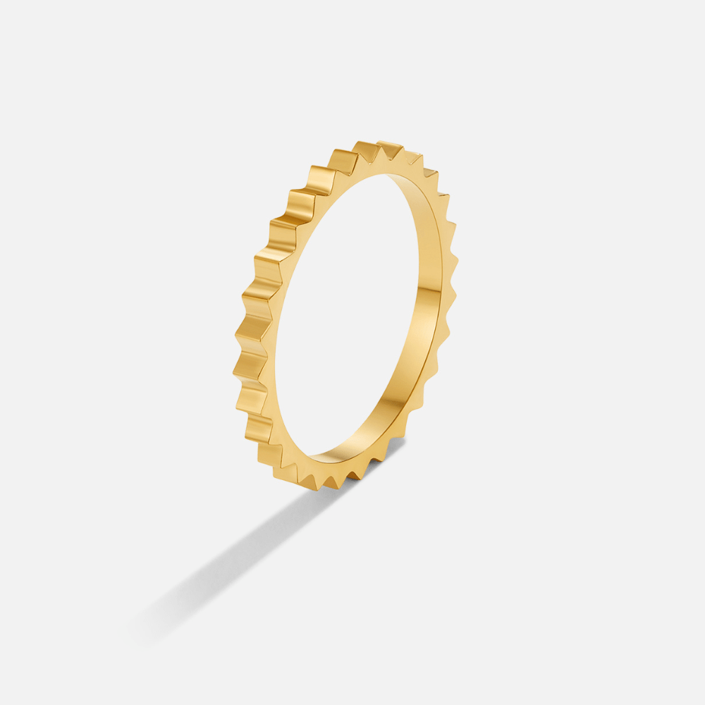 Anillo Geométrico de Oro Reene