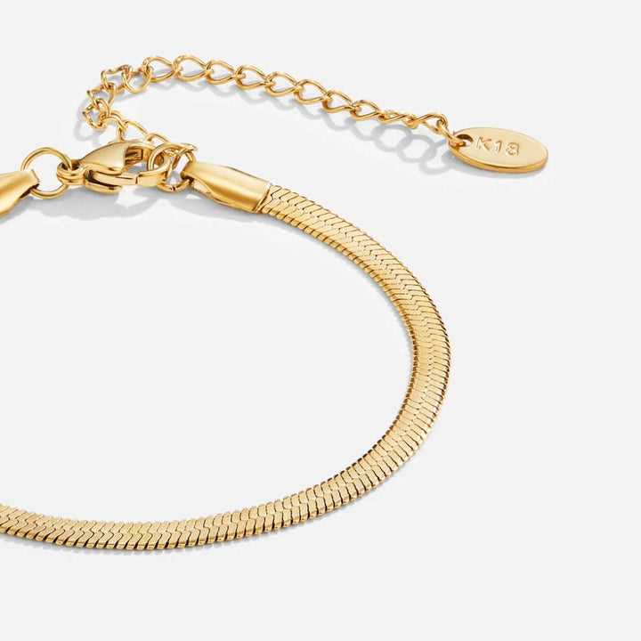 Pulsera de Cadena Sarya Snake en Oro