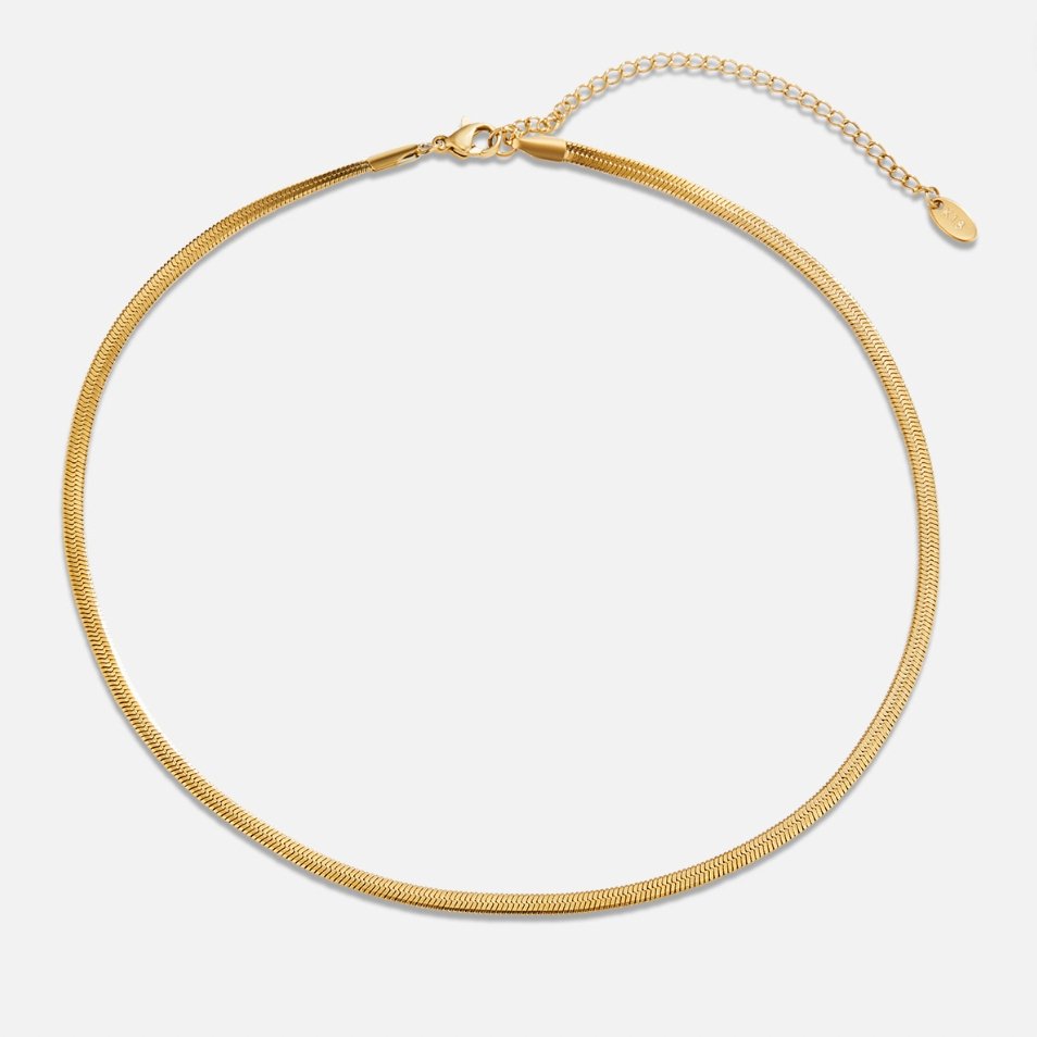 Collar de Cadena Sarya Snake en Oro