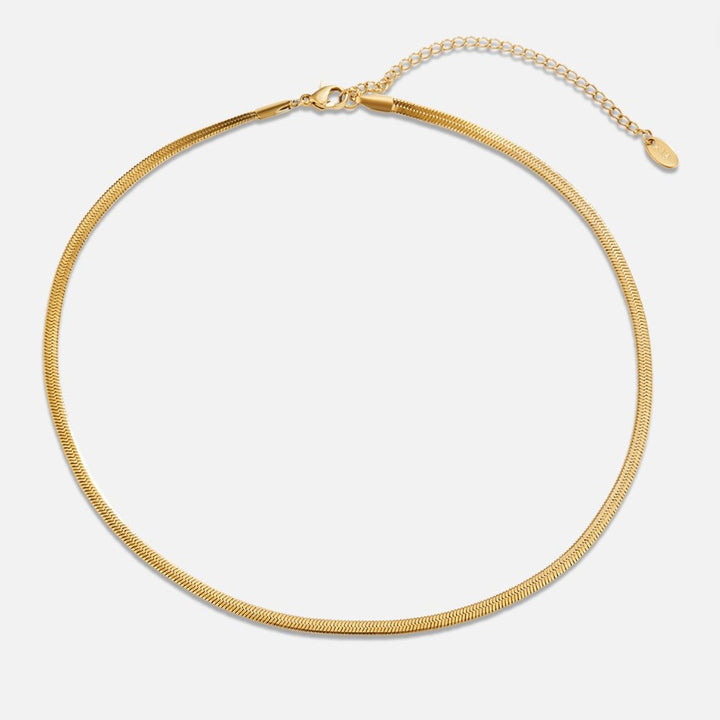 Collar de Cadena Sarya Snake en Oro