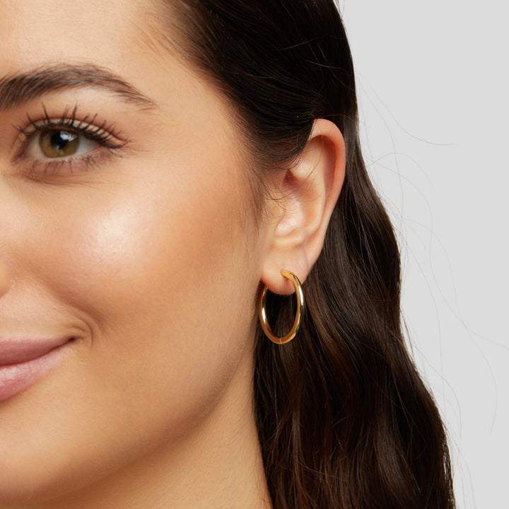 Conjunto de Pendientes de Triple Aro