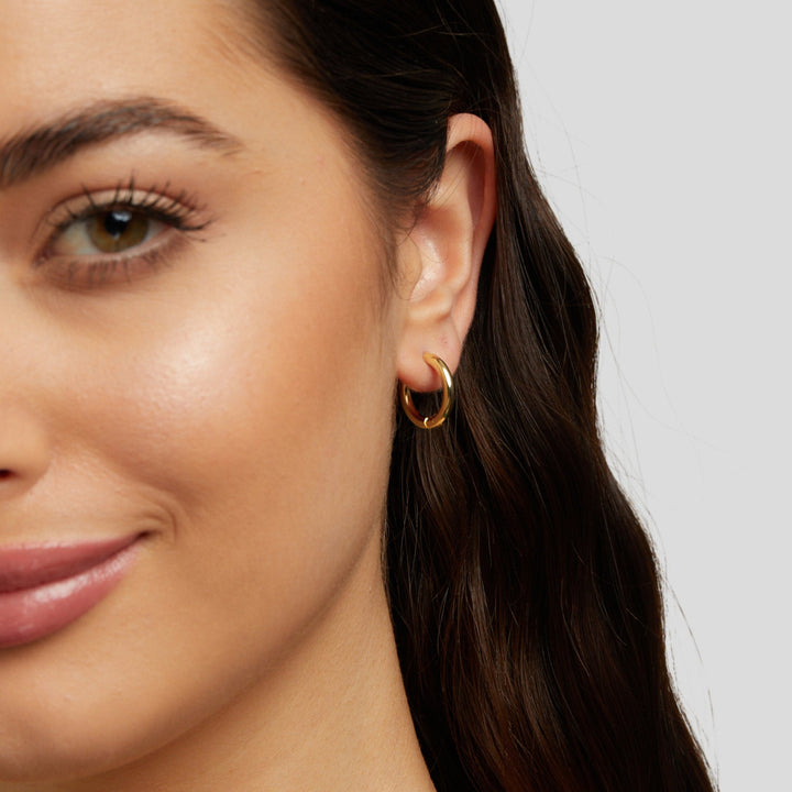 Conjunto de Pendientes de Triple Aro