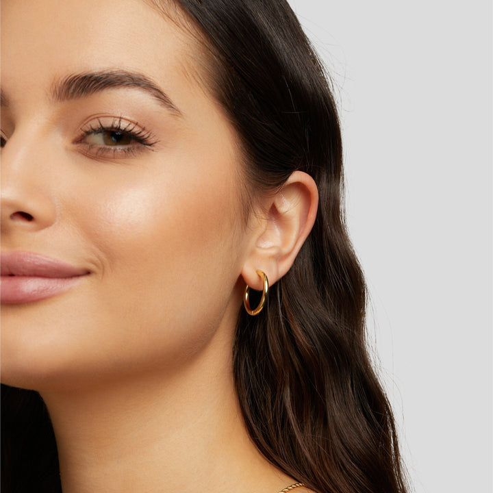 Conjunto de Pendientes de Triple Aro