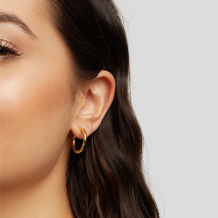 Conjunto de Pendientes de Triple Aro