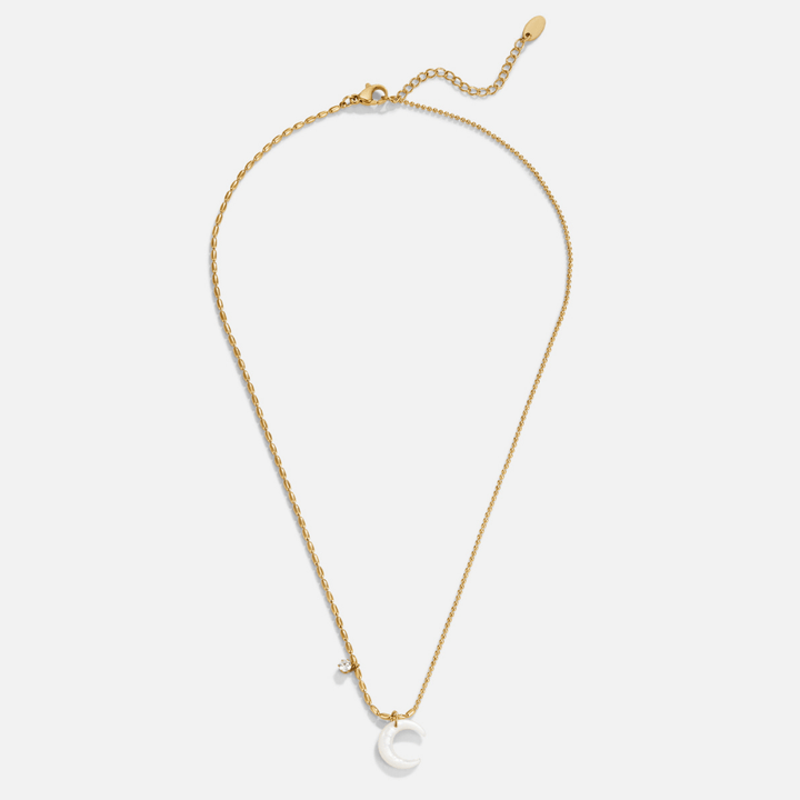 Collar de Luna Creciente Blanca
